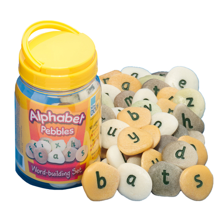 YELLOW DOOR Alphabet Pebbles, Word-Building Set YUS1002